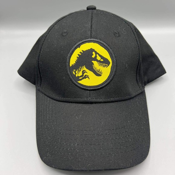 Jurassic Park Other - Jurassic Park World Dinosaur Hat Men Black Embroidered Logo Strap Back Cap‎